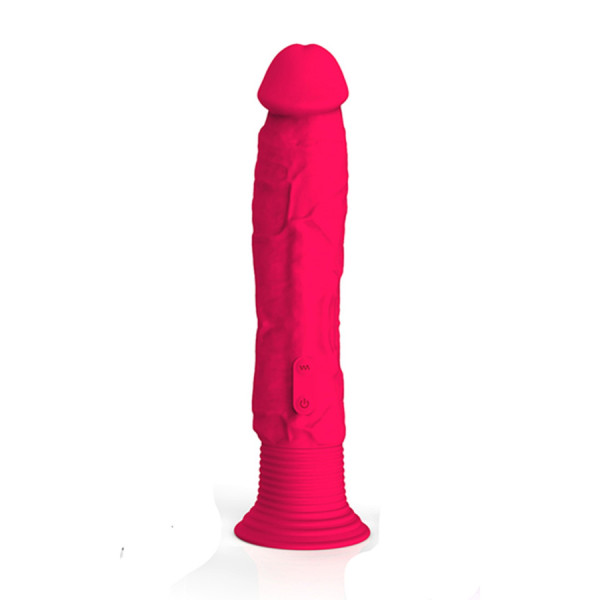 Gode ventouse vibrant rose flashy 10 vitesses 